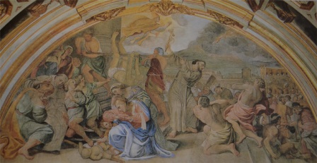 Affresco Domenichino, Cappella di San Gennaro